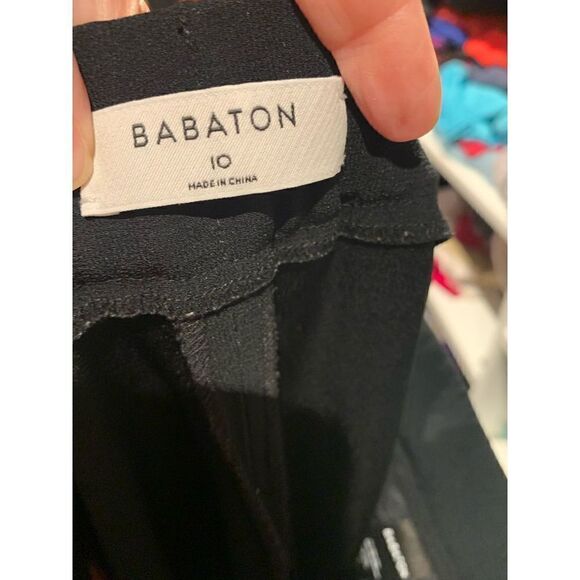 Babaton Aritzia Black Conan Cropped Pants Size - Picture 7 of 11